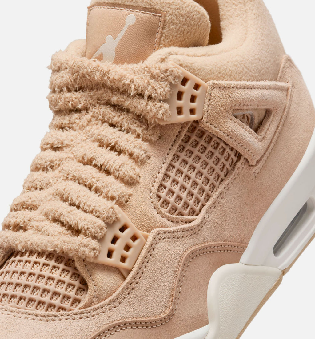 Air Jordan 4 Retro Cozy Girl Women's Lifestyle Shoes - Hemp/Light Wood Brown