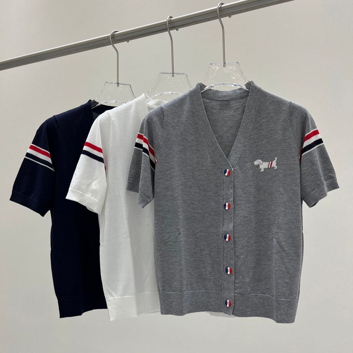 Thom Browne Puppy V-neck short sleeves