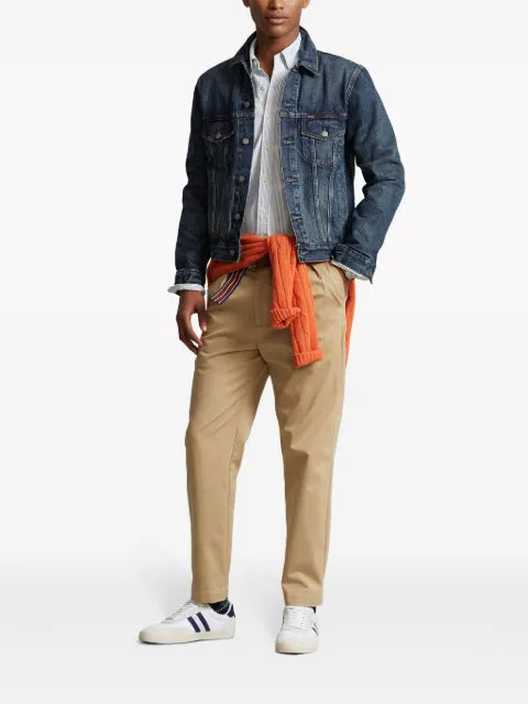 Polo Ralph Lauren classic-collar cotton denim jacket