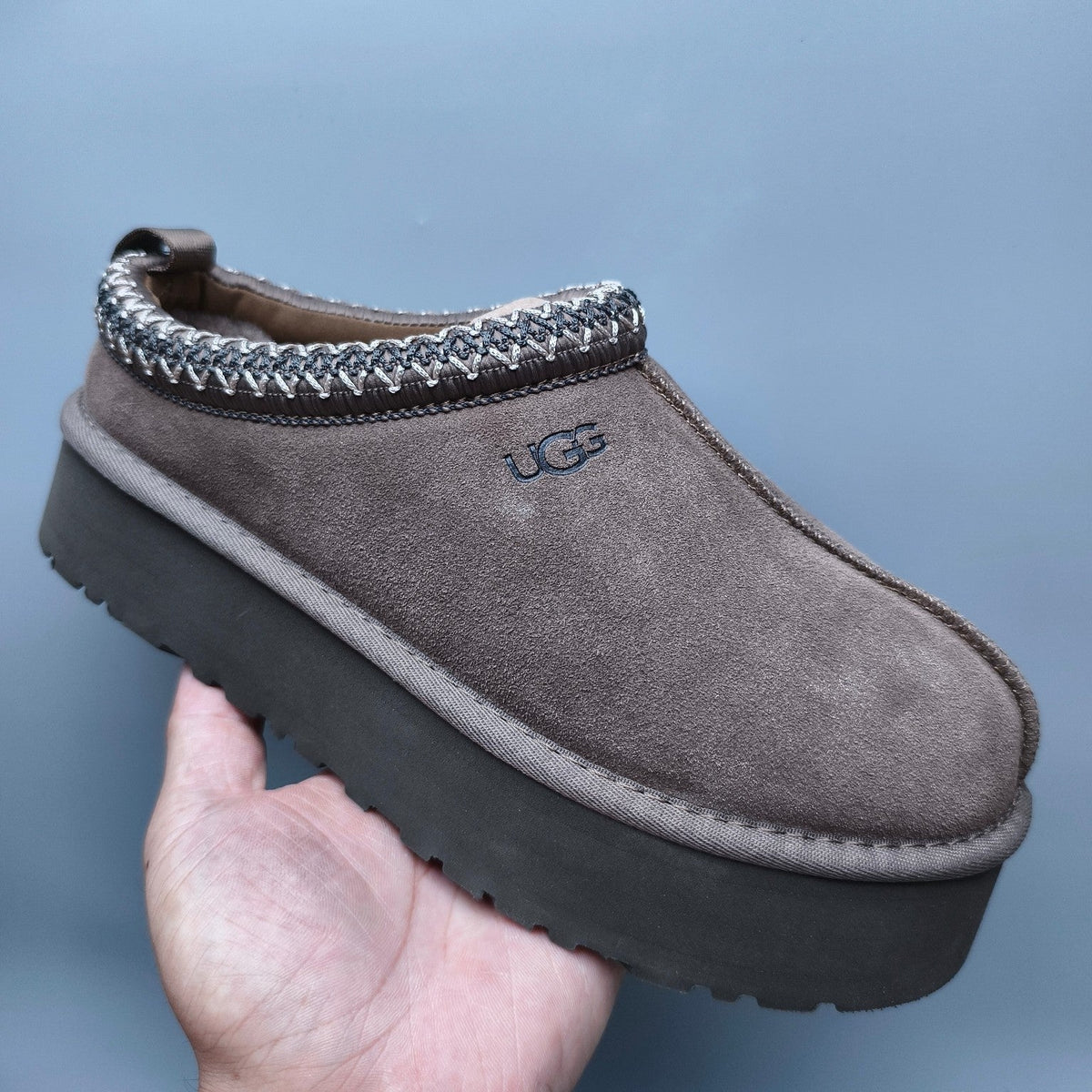 Walnut Ethnic Style Chunky Sole Casual Sneakers — New Arrival | In Stock