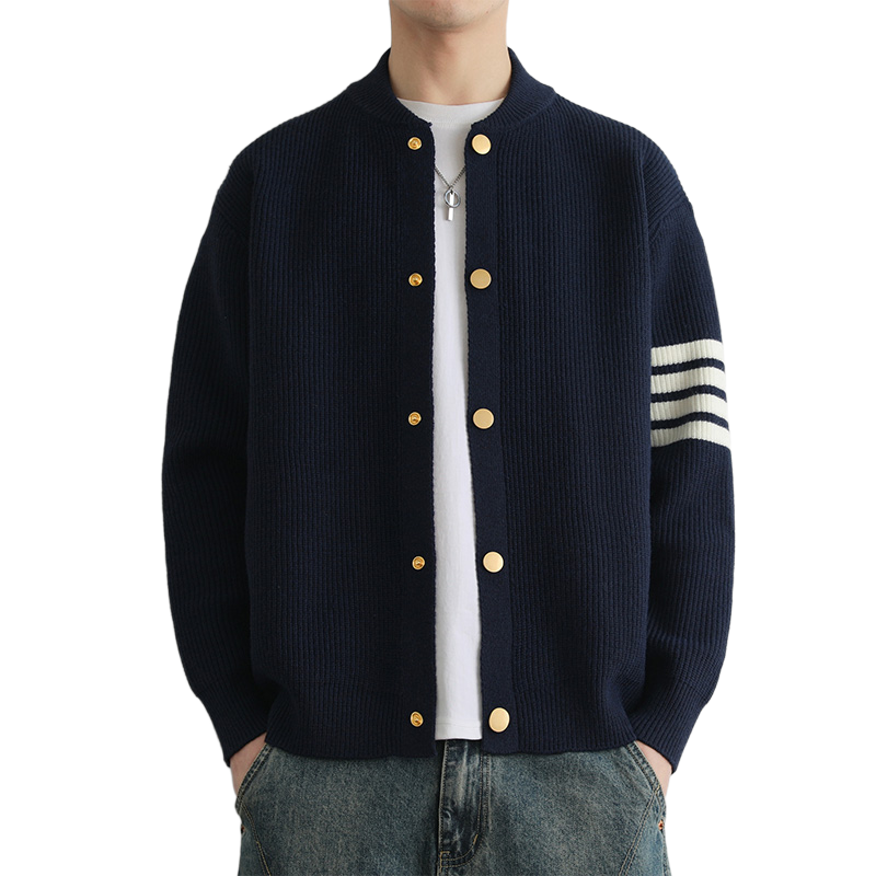 Single-Breasted Knit Sweater | Thom Browne