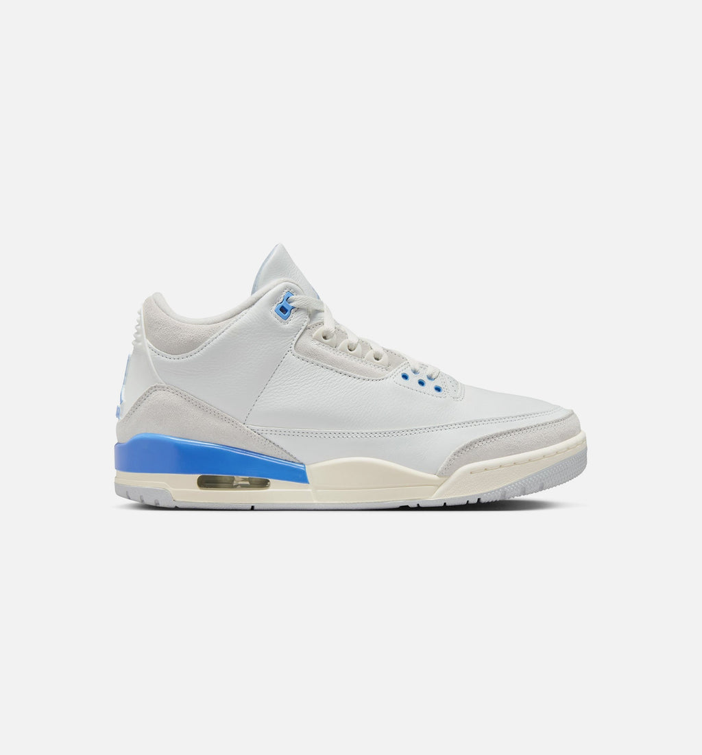 Air Jordan 3 Retro Lucky Shorts Men's Lifestyle Shoe – Summit White/Hydrogen Blue/Legend Blue