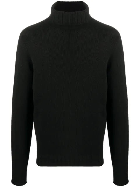 Palm Angels logo turtleneck jumper