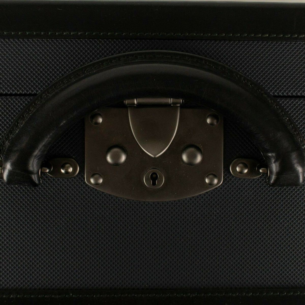 Blue Canvas 'Marco Polo' Hard Suitcase Luggage