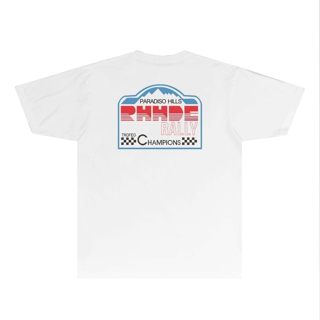 Rhude T-shirts Printed Trendy Pure Cotton