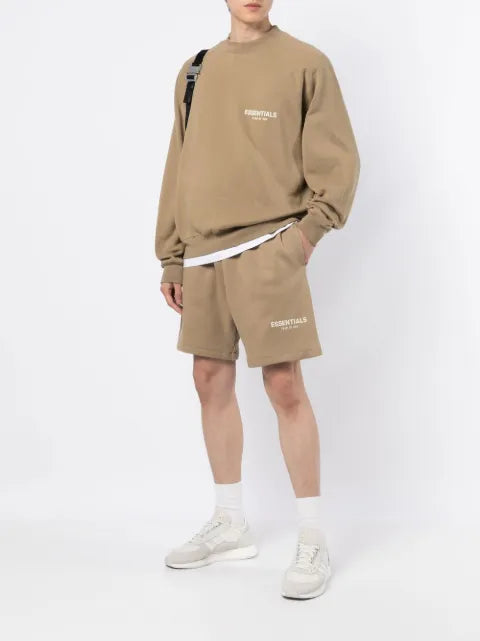 FEAR OF GOD ESSENTIALS logo-print crew-neck sweatshirt