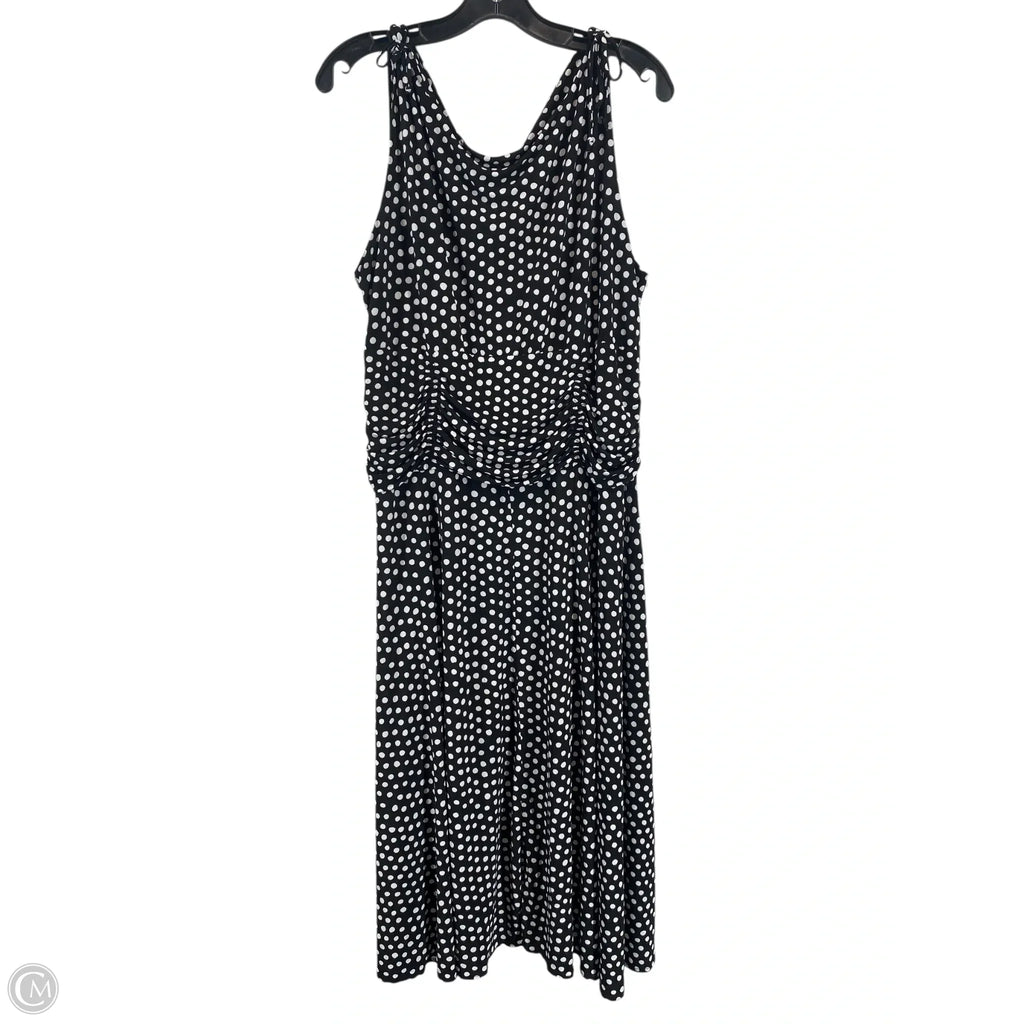 Dress Casual Maxi By Scarlett In Polkadot Pattern, Size: 18