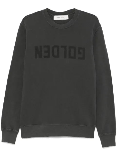 Golden Goose logo-print long-sleeve sweatshirt