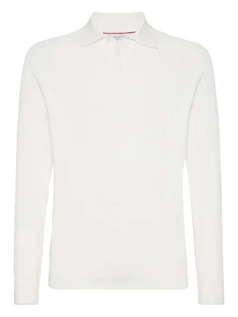 Brunello Cucinelli knitted polo jumper