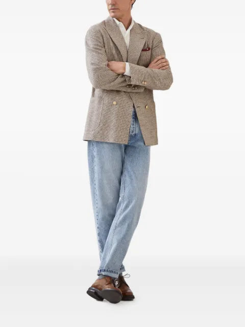 Brunello Cucinelli knitted polo jumper