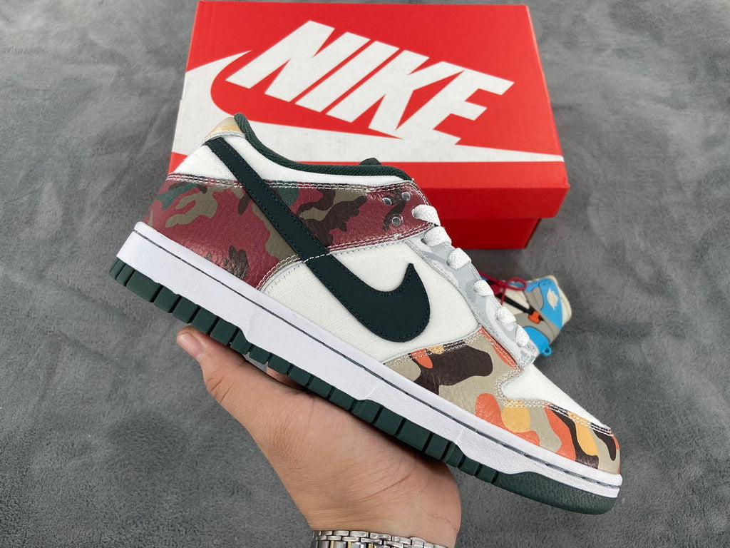 Nike Dunk Low SE Sail Multi-Camo Reps Sneaker DH0957-100