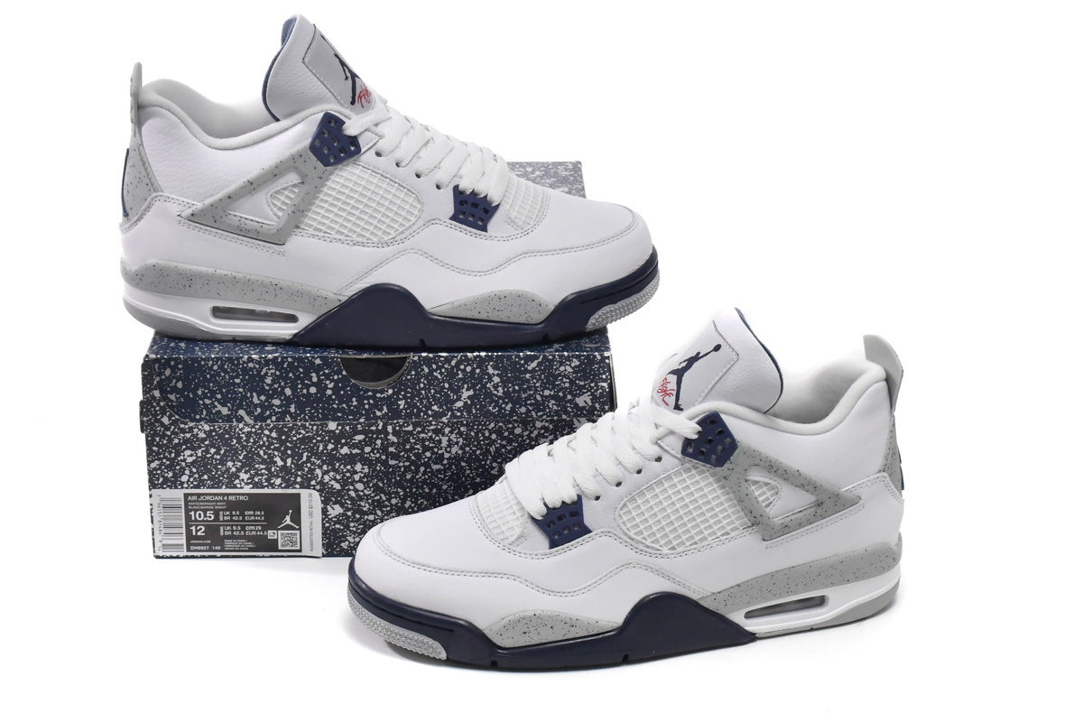 Nike Air Jordan 4 Retro Midnight Navy Reps Sneaker DH6927-140