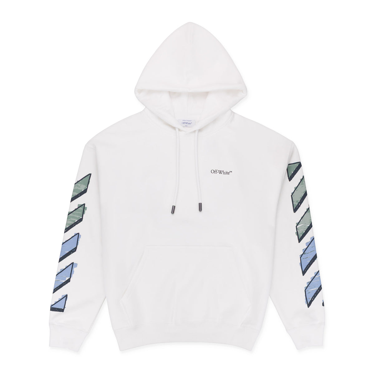 White Marker Arrow Hoodie