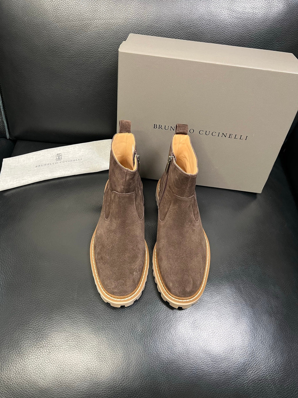 2025SS Suede ankle boots