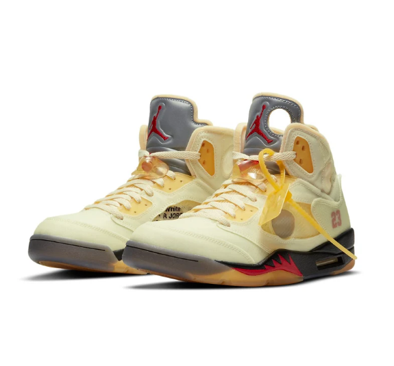Air Jordan 5 x Off-White™ SP 'Sail' DH8565-100