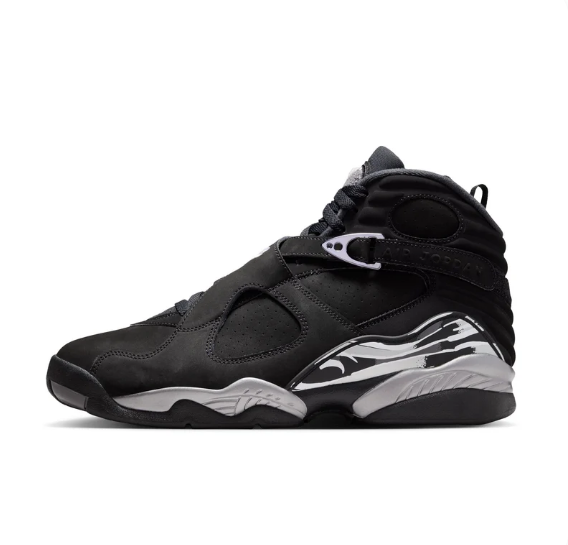 Air Jordan 8 Retro (Black/White/LT Graphite)