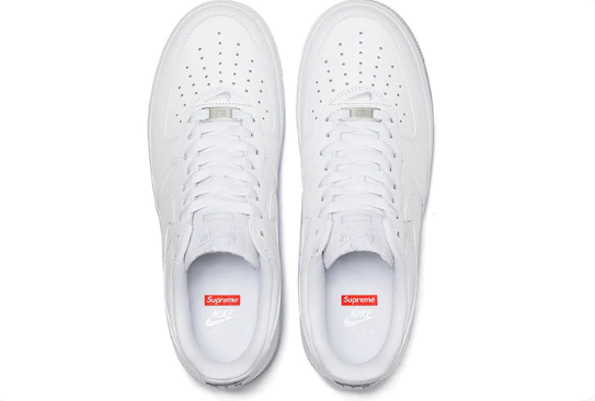 Nike x Supreme Air Force 1 Low 'Box Logo - White' CU9225-100