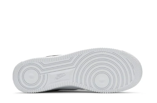 Nike Air Force 1 Low '07 (White/Black Pebbled Leather)