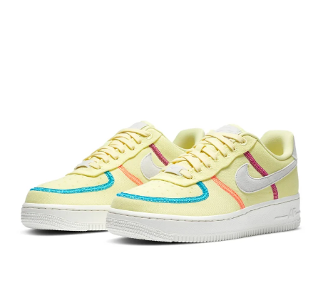 Nike Air Force 1 '07 Low LX (WMNS) 'Stitched Canvas - Life Lime' CK6572-700