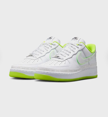 Nike Air Force 1 '07 (White/White/Barely Volt/Black)
