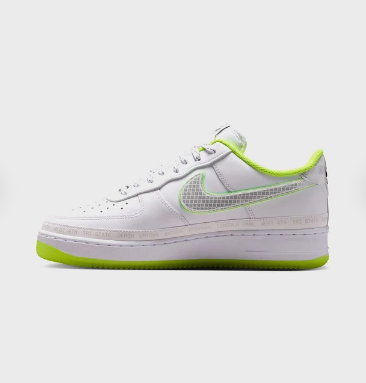 Nike Air Force 1 '07 (White/White/Barely Volt/Black)