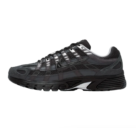 Nike P-6000 Suede (Anthracite/Black/Chrome/Metallic Silver)