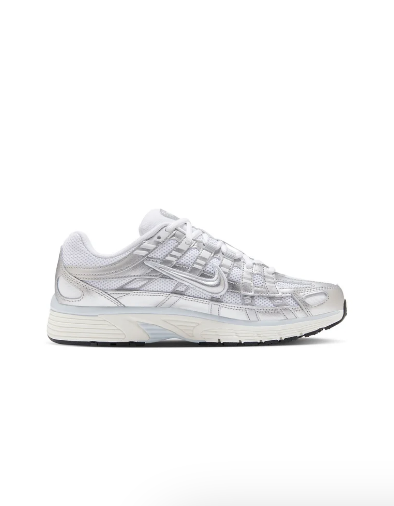 Nike Women's P-6000 (White/Metallic Silver)