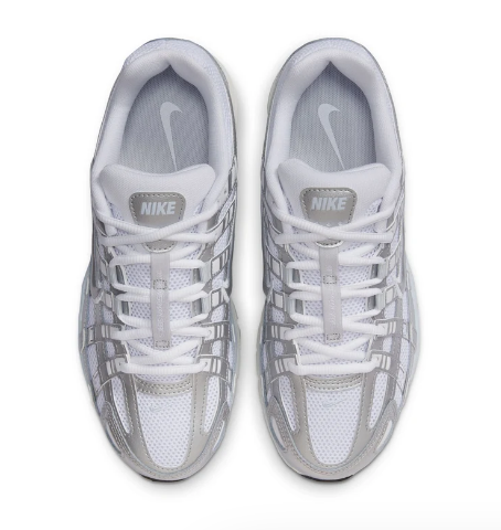 Nike Women's P-6000 (White/Metallic Silver)