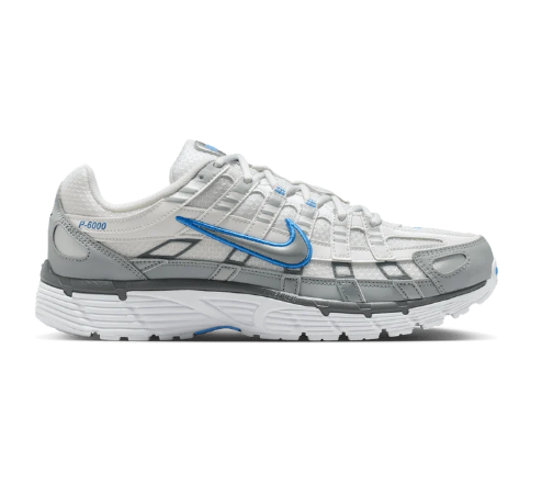 Nike P-6000 (White/Metallic Silver/Blue)
