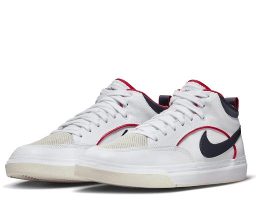 Nike SB React Leo 'White/Midnight Navy' FD0268-100