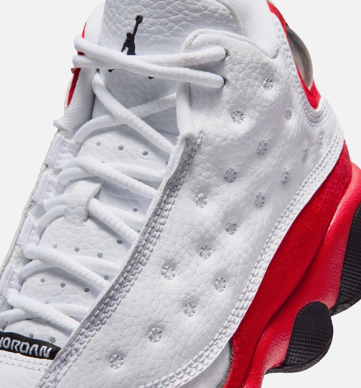 Air Jordan 13 Retro White and University Red | Preschool Lifestyle Shoe | White/Black/True Red