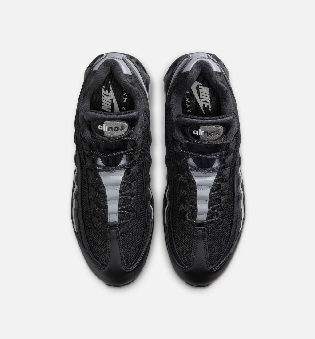 Air Max 95 Big Bubble OG Reflective Accents Men's Shoes - Black/White/Metallic Silver