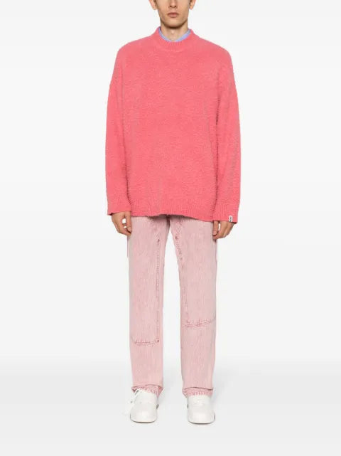 Bonsai logo-patch Casentino-wool jumper