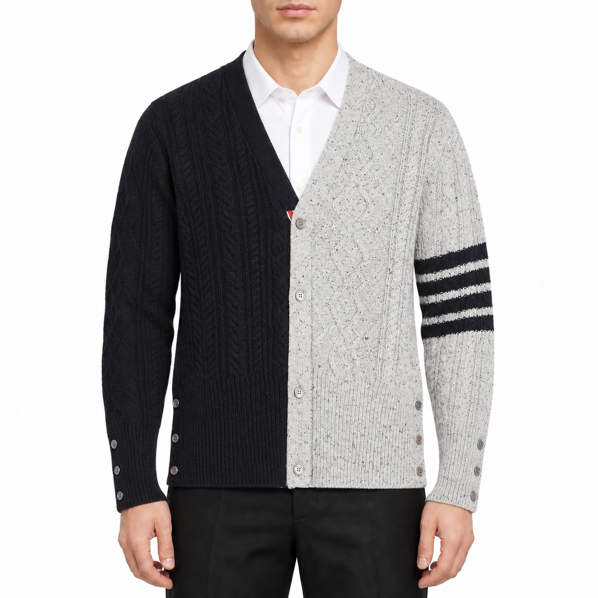 Cable knit cardigan | Thom Browne