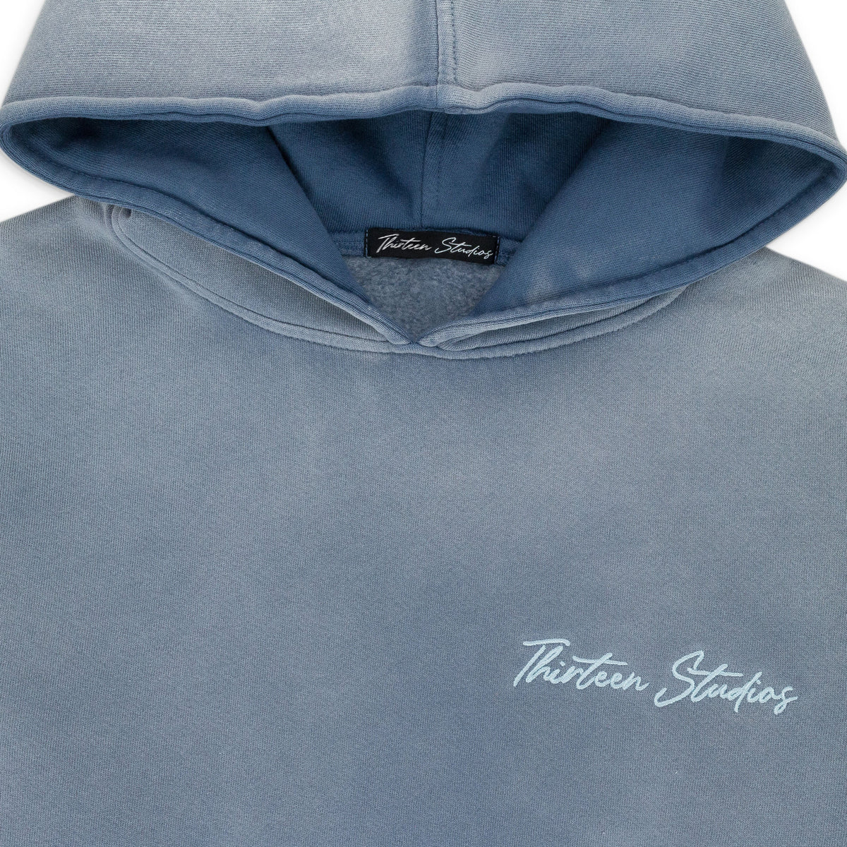 BLUE LOGO HOODIE