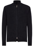 Boggi Milano merino-wool zip cardigan