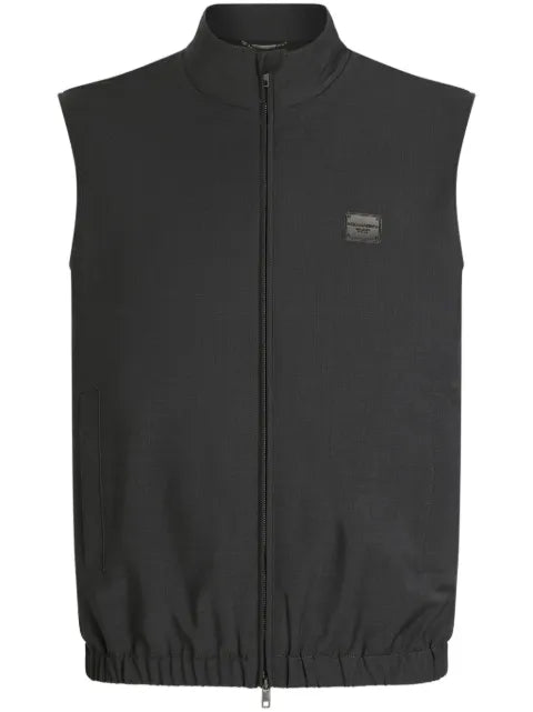 Dolce & Gabbana logo-plaque vest