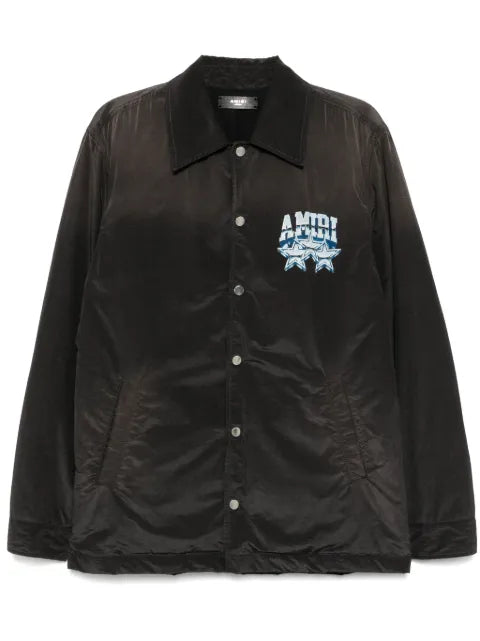 AMIRI logo-print shirt jacket