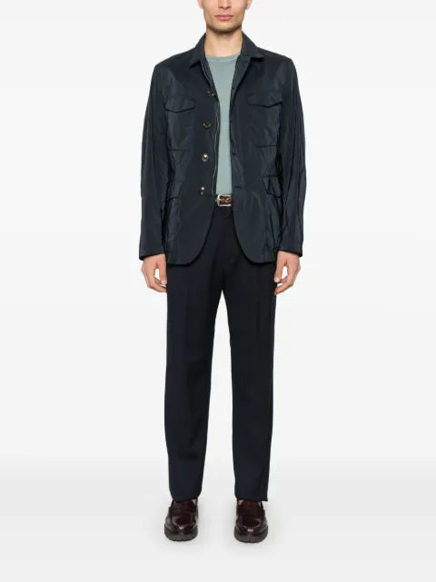 Montecore classic-collar shirt jacket