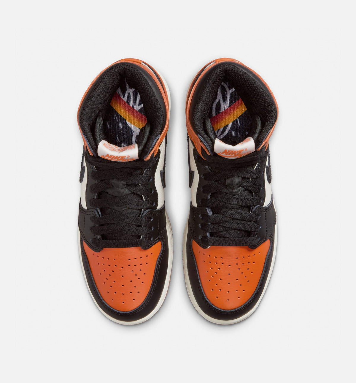 Air Jordan 1 Retro High OG Shattered Backboard Big Kids' Lifestyle Shoes - Black/Sail/Starfish
