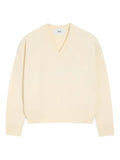 AMI Paris Ami De Coeur V-Neck wool sweater