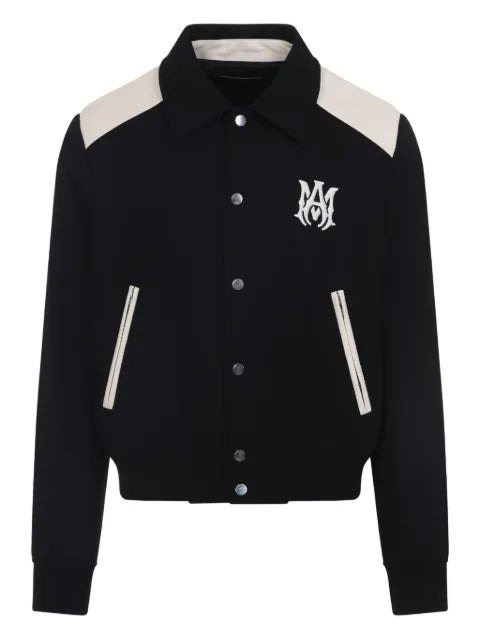 AMIRI varsity logo-embroidered jacket