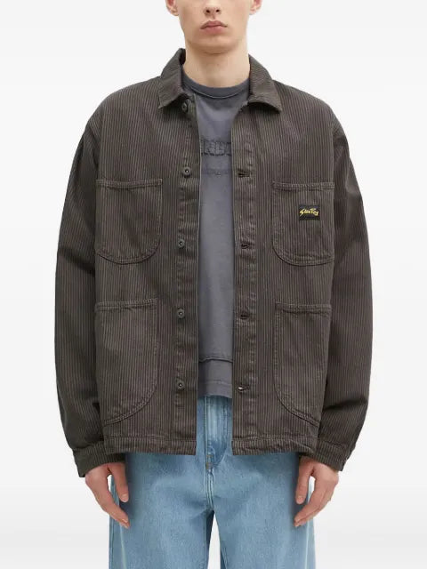 stan ray striped overshirt
