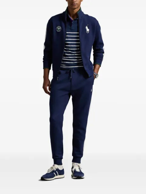 Polo Ralph Lauren x Wimbledon panelled full-zip sweatshirt