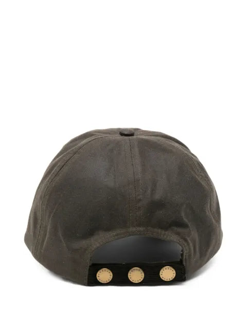 Barbour baseball cap with corduroy panels