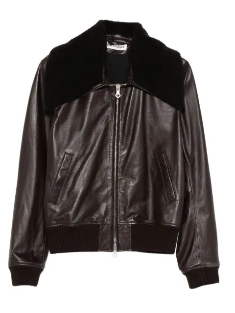 OUR LEGACY fur-collar bomber jacket