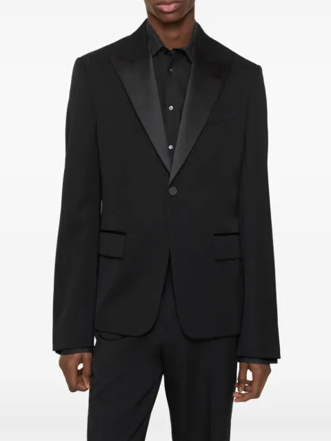 Burberry Grain de Poudre wool tuxedo jacket
