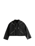 Rick Owens zip-up cropped jacket