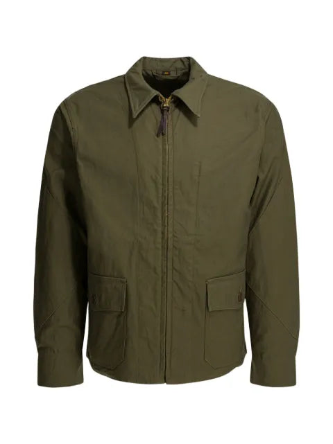 Buzz Ricksons zip-up flap-pocket shirt jacket