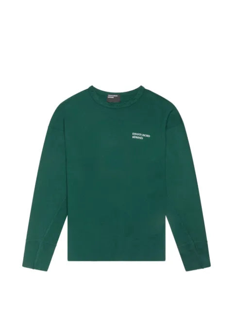 Enfants Riches Déprimés waffle-knit distressed sweatshirt